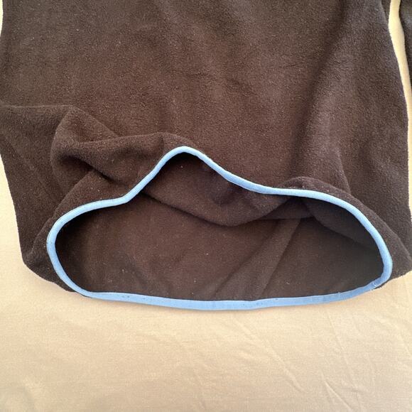 Patagonia Synchilla Pullover Sweatshirt Womens Medium Black 1/4 Closure Teal - Picture 8 of 16